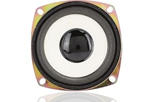 GARSENT Altavoz de Rango Completo, 3 Pulgadas 4ohm 5W Mini Audio de Frecuencia Completa, Graves Estéreo para el Hogar, Caja de Sonido Multimedia DIY