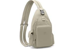GOUNNU Leichter Brusttasche Damen und Herren Sling Bag Klein Rucksack Schulterrucksack Nylon Umhängetasche Casual Schultertasche Crossbody Bag für Outdoorsport Radfahren Reisen
