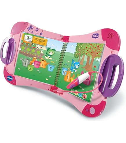 Magibook Vtech V2 フランス語　音声ペン　本11冊付き VTech - MagiBook v2 Starter Pack Pink, Interactive Reading