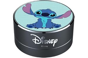 ERT GROUP altoparlante bluetooth Disney Modello Stitch 001, Altoparlante portatile da 3 W, Microfono e radio FM integrati, Slot per scheda Micro SD, Batteria ricaricabile