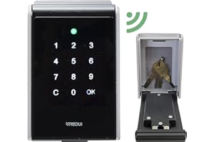 Arregui Keeper-E SEG013 Caja de Seguridad para Llaves con Bluetooth y App Móvil | Caja Fuerte para Llaves Exterior | Caja Guarda Llaves de Pared | Guardallaves Inteligente | Smart Home | Plata