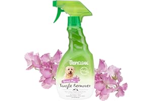 TropiClean Tangle Remover Spray für Haustiere, 473ml, hergestellt in den USA