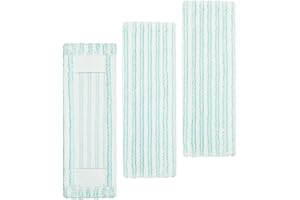 YUUNAIE Paños de Mopas, Cabezales de Repuesto para Mopas para Profi XL Micro Duo, Repuesto para Fregona 50CM Microfibra 3 Piezas Azul