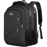 MATEIN 17 Inch Large Laptop Backpack, School Backpacks, Black | Waterproof Laptop Backpack, TSA and Anti-Theft Design, Laptop