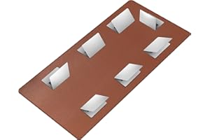 CENNBIE Alfombrilla de escritorio,200x100cm alfombrilla ratón de cuero, almohadilla de mesa, protector mesa escritorio de gran tamaño Impermeable y antideslizante，Apto para oficina/hogar(marrón)