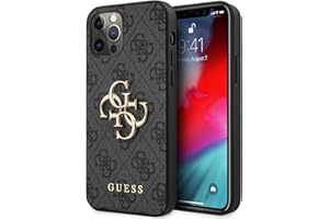CG MOBILE Guess GUHCP12M4GMGGR - Custodia per iPhone 12/12 PRO 6,1", con Logo 4G, Colore: