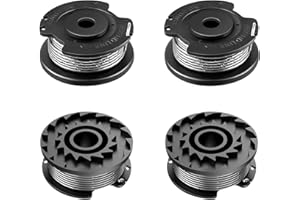 CHIHOLEN Filo Tagliabordi Bobine Compatibili con F016800569/F016800385,Bobina per Decespugliatore Adatto per Bosch Art 23 SL/26 SL,EasyGrassCut 23/26/18/18-230/18-260/18-26,Ø1,65mm-4,9m(4 Bobina)