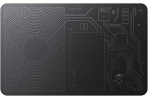 Nomad Tracking Card Carbide, Slim Card Tracker with IPX7 Waterproof and Dust Proof - Card Tracker for Wallet & Luggage, 5 Months GPS Tracker Long Battery Life, Rechargeable, Compatible with iOS Only