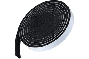 Carkio Gasket - Gasket de alta temperatura de calor para barbacoa (9,8 pies de largo, cinta de sellado, 3/4 x 1/8 pulgadas, para ahumadores y barbacoas, productos de exterior