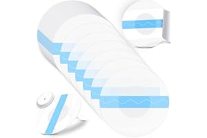 Nuanchu 48 Pack Sensor Covers Compatible with Freestyle Libre 1/2/3,Waterproof CGM Sensor Patches, Glucose Monitor Protector Long Lasting Without Hole (Blue)