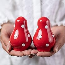City to Cottage Rood Wit | Polka Dot Stippen | Handgemaakte Handgeschilderde | Geglazuurd Keramiek 25,5 cm Plat Groot bord | Uniek Serviesgoed