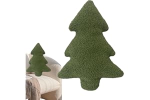 Besreey Weihnachtsbaum Form Kissen - Weihnachtskissen - Winter Kissen - Weihnachten Kissen Baum | Niedliche Dekokissen, 30 X 21cm Sofa Decoration Cushion for Chrismas