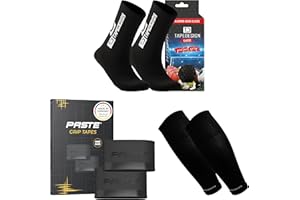 ‎PASTE PASTE - XXL Set wählbar aus: TAPEDESIGN Fußballsocken, Schienbeinschoner, Stutzen & PASTE Schienbeinschonerhalter (Grip Tapes) für Kinder, Damen & Herren