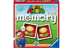 Ravensburger - Super Mario Mini Memory | Gioco Bambino 3 Anni | Memory Gioco per Bambino | 48 Carte Di Supermario | Regalo Bambino 3 Anni o Piu | Mario Bros | 2-6 Giocatori