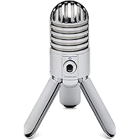 Samson Meteor Mic - Portable USB Studio Quality Condenser Microphone - High Performance, General Purpose/Podcast/Gaming/Music