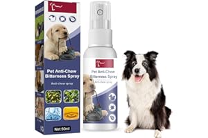 Utapossin Spray Amer pour Chiens Et Chats, Spray Répulsif Anti-Mordillage pour Le Dressage des Chiots et des Chatons, sans Dissuasion de Mastication, Mettre Fin aux Mordillements des Chiens et Chats