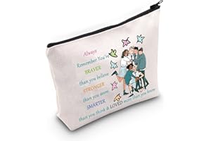 WZMPA Nick and Charlie Fans - Bolsa de Maquillaje para cosméticos, tapón de corazón, Regalo Inspirado en cómics LGBT, Bolsa con Cremallera para Mujeres y niñas