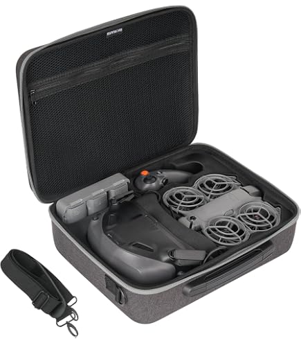 ZJRXM Sac de transport portable pour lunettes DJI Avata 2/FPV V2, étui de transport résistant aux chocs et aux rayures (pour DJI Goggles 2 ZJRXM Sac de transport portable pour lunettes DJI Avata 2/FPV V2, étui de transport résistant aux chocs et aux rayures (pour DJI Goggles 2