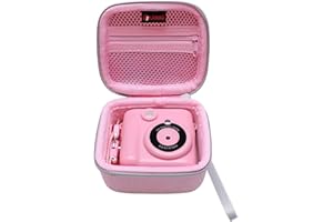 XANAD Étui pour Gofunly/HiMont/GREENKINDER/ASTGMI/Hangrui/TIATUA/CAMCLID Appareil Photo instantané Enfant, Cadeau Parfait pour Les 3-14 Ans (Rose)