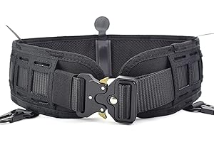 KODENOR Taktischer Gürtel Molle Battle Gürtel Set Einstellbare Airsoft Kampf Militärarmee Taille Gürtel Paintball Jagd CS Outdoor