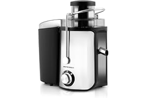 ‎BERDSEN Berdsen - Sokowirówka – do owoców i warzyw – pojemnik na sok 500 ml, nie zawiera BPA, 600 W, ostrze ze stali nierdzewnej, 12000-13000 obr./min, wyciskarka do soków ze stali nierdzewnej, elektryczna,