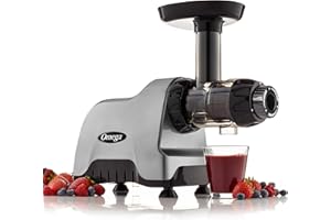 Omega Extracteur de jus CNC82 - Compact Juicer | OMEGA, 200-Watt, Gris
