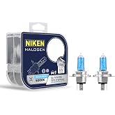 niken 12V H4 60/55W Beyaz Işık Ampul&uuml;, 5000K, 2 Adet