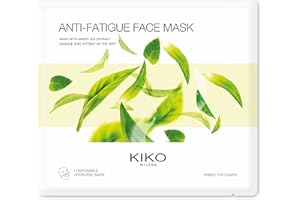 KIKO Milano Antifatigue Face Mask | Hydrożelowa nawilżająca maska do twarzy z wyciągiem z zielonej herbaty