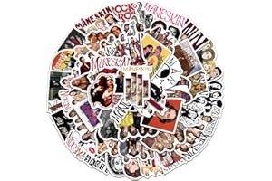 WDOERA Måneskin Band Rock and Roll Music Random Stickers for Adults Teens Luggage Skateboard Guitar(50pcs) Rock Roll Punk Vintage Stickers