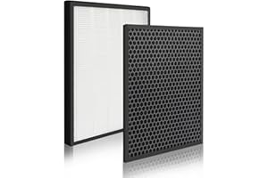 Filtre iAmoy pour purificateur d'air Levoit LV-PUR131 & LV-PUR131S - Filtre combiné HEPA et charbon actif