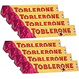 Toblerone of Switzerland Fruit & Nut with Raisins, Honey and Almond Chocolate Bar - 8 Pack, 8 X 100 Gram