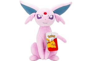 Pokémon Plush 20 cm Espeon - Blue/Purple - Official Pokemon stuffed collectible toy for children 2+