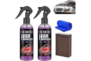 DINNIWIKL 3 in 1 Ceramic Car Coating Spray, 3 in 1 High Protection Quick Car Ceramic Coating Spray, Car Scratch Nano Repair Spray, Car Paint Repair Car Exterior Restorer (30ml, 2pcs)