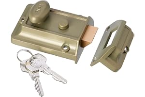 Yale Locks P77 Traditional Nightlatch ENB/PB Cylinder 60 mm Backset Visi Pack