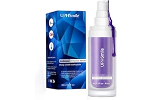 UPHSmile Professional Teeth Whitening Strips - 21 Whitening Sessions - Sensitivity Free - 42 Peroxide Free Whitening Strips - Safe for Enamel 100% Natural-1x2ml Whitening Pen + Mouth Opener Included