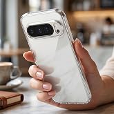 CaseOnn Google Pixel 10 Pro XL Kılıf Transparan Silikon Koruma Şeffaf