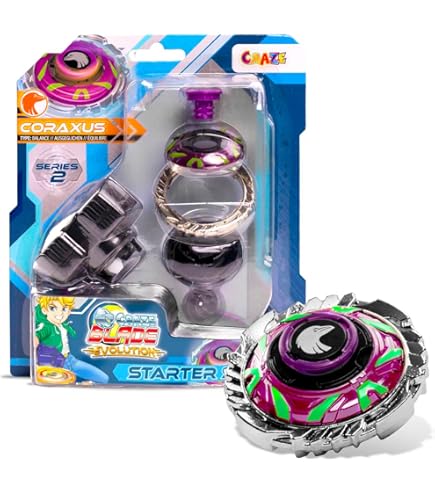 CRAZE BLADE 32800 Metal Battle Spinning Tops with Battle Arena