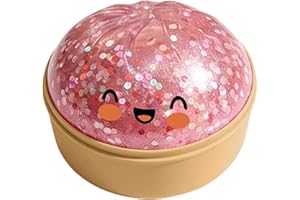 Dumpling Squishy Toy, Improves , 1 Piece, Stress Balls Fidget Sensory Toy, Glitter Dumpling , Easy To Carry, For Kids Boys And Girls