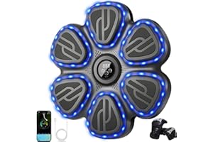 TGLLM Music Boxing Machine, Smart Bluetooth Boxing Machine for Adults & Kids, Boxing Machine Wall Mounted Music, Boxing Training Machine with Boxing Gloves for Home, Office, Gym