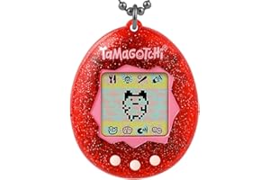 Bandai - Tamagotchi Original Color Collection Red - Animal électronique virtuel avec écran Couleur - Jouet Animal interactif en Français - Tamagotchi Couleur Rouge - Jouet Enfant 8 Ans et + - 46006