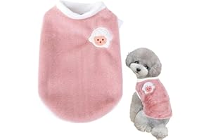FADCAER Hundepullover für Kleine Hunde,Winter Hundepullover Katzenpullover Warm Fleece Hundepulli,Hundejacke Hundemantel für Kleine Hunde,Welpe (XL)