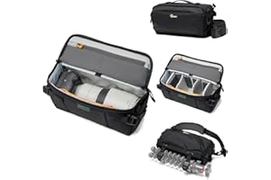 Lowepro ProTactic Lite SLX 120 AW III Camera Sling Bag, Professional Camera, Rain Cover, Lightweight Crossbody Sling Backpack, for Photographer, Videographer, Volume 5L, for DSLR/Mirrorless