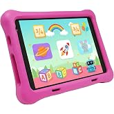 NPO NPK01Pro 8" 1280x800 IPS Display 4GB 64GB Android14 A523 2.0GHz Antishock Case Kids Tablet Pink