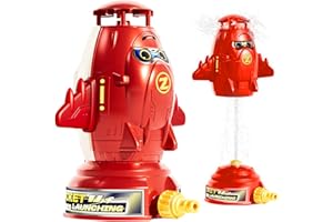 IKIJM Aspersor de Cohetes para Niños - Sprinkler Cohete Juguetes de Agua Aire Libre Jardin Agua Rocket Rociadores