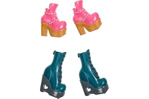 Bratz – ShoefieSnaps – Baskets à Talon & Bottes Néon – 2 Paires de Chaussures
