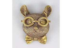 gresonic 3D head Wall Mount Ornament, Animal Heads for Wall Art Hanging Sculptures, Small Metal Wall Resin Art Wall Decor Ornament Waterproof Bronzed Resin Decorations for Home (mouse head)