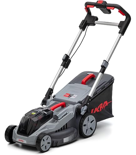Kit Tondeuse à Gazon Sans Fil Einhell Power X-Change + Cisaille - 2 Batteries 3.0Ah, Largeur Coupe 37cm, Idéal Jardin Jusqu'à 400m²