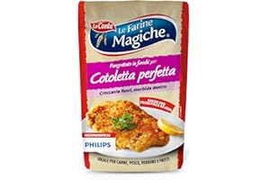 LO CONTE Le Farine Magiche | Pangrattato in Fiocchi per Cotoletta Perfetta, Ideale per Panature di Carne, Pesce, Verdure e Fritti | Confezione da 150 gr