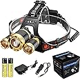 eWINNER ZOOM HIGH LUMENS 3 XML T6 LED Headlamp Head Light Torch Lamp 2X 18650 Battery