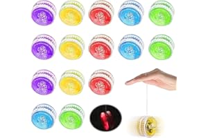 YANGUN 15 Pezzi Reattivo Yoyo, Jouets Yoyo LED, Giocattoli Yoyo per Principianti, Yo-Yo per Bambini, per Regali di Compleanno, Feste e Celebrazioni